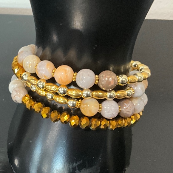 Boho “ Cambell “ Boho Beaded Wrap Around Necklace or Bracelet R4B One Size - Picture 4 of 5